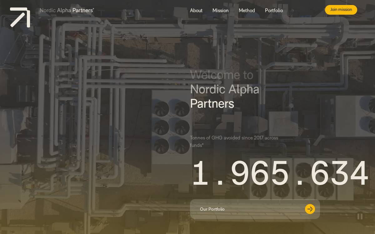 Nordic Alpha Partners website preview