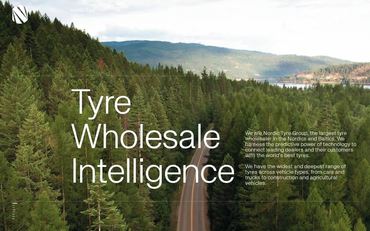 Nordic Tyre Group website preview