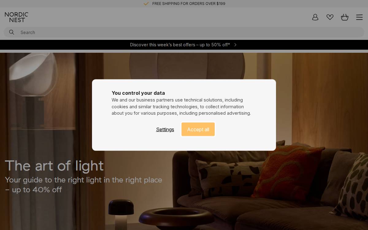 Nordicnest website preview