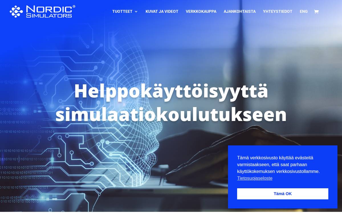 Nordicsimulators website preview