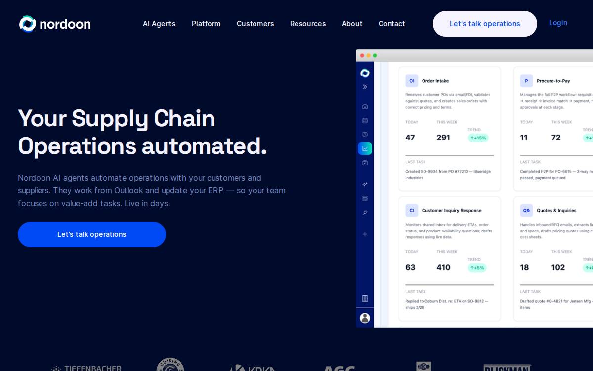 Nordoon website preview