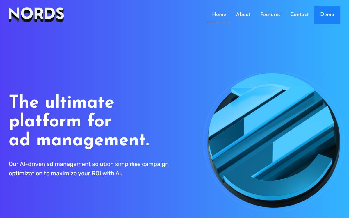 Nords AI website preview