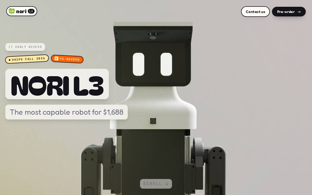 Nori website preview