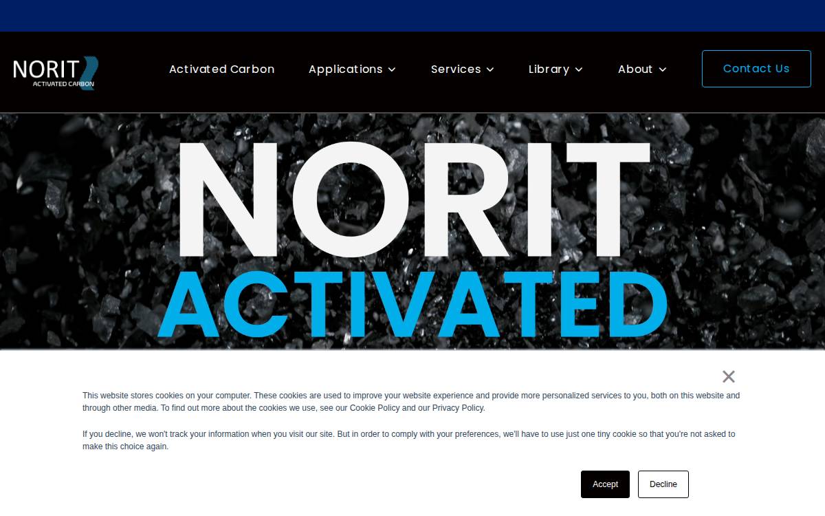 Norit website preview