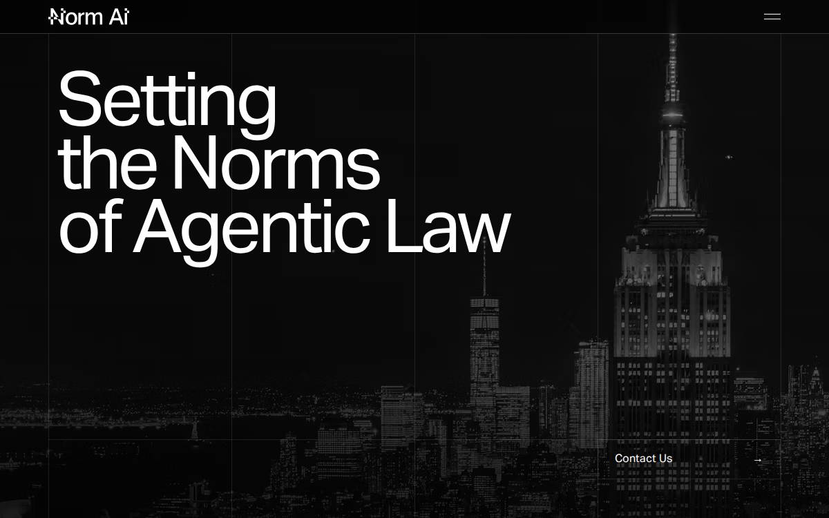 Norm Ai website preview