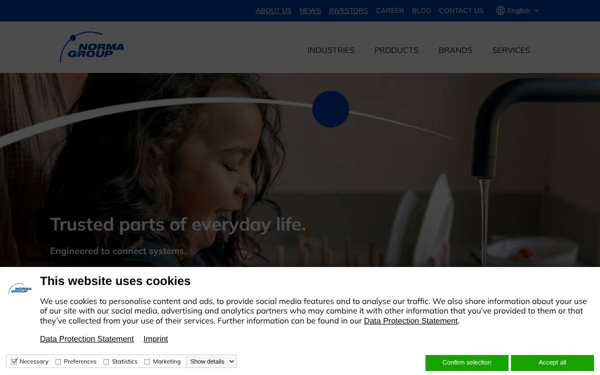 NORMA website preview