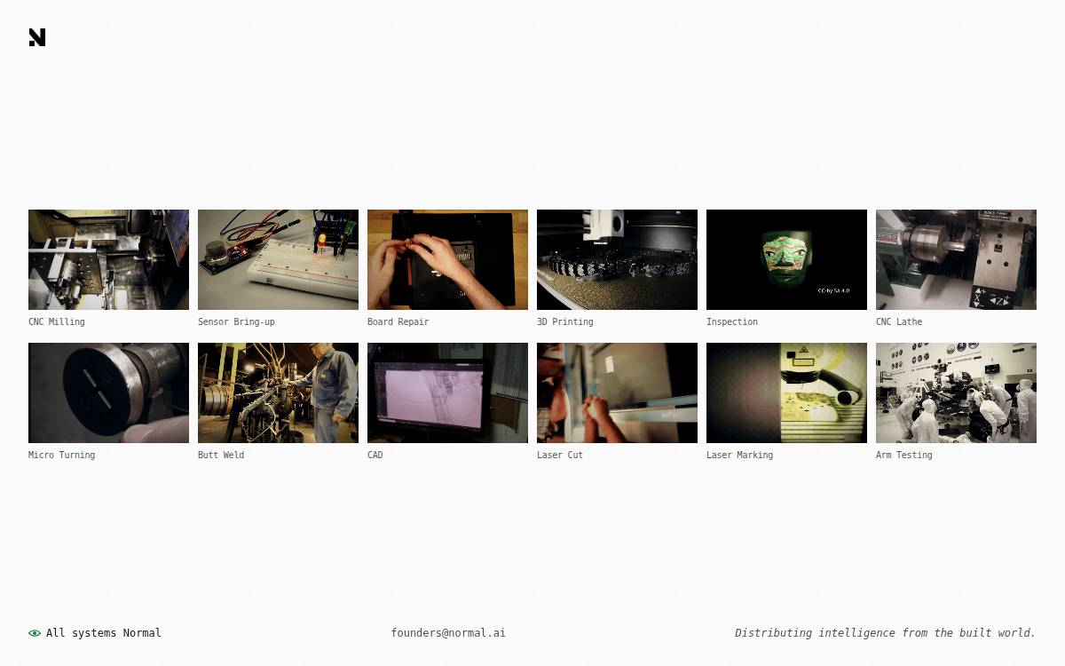 Normal website preview