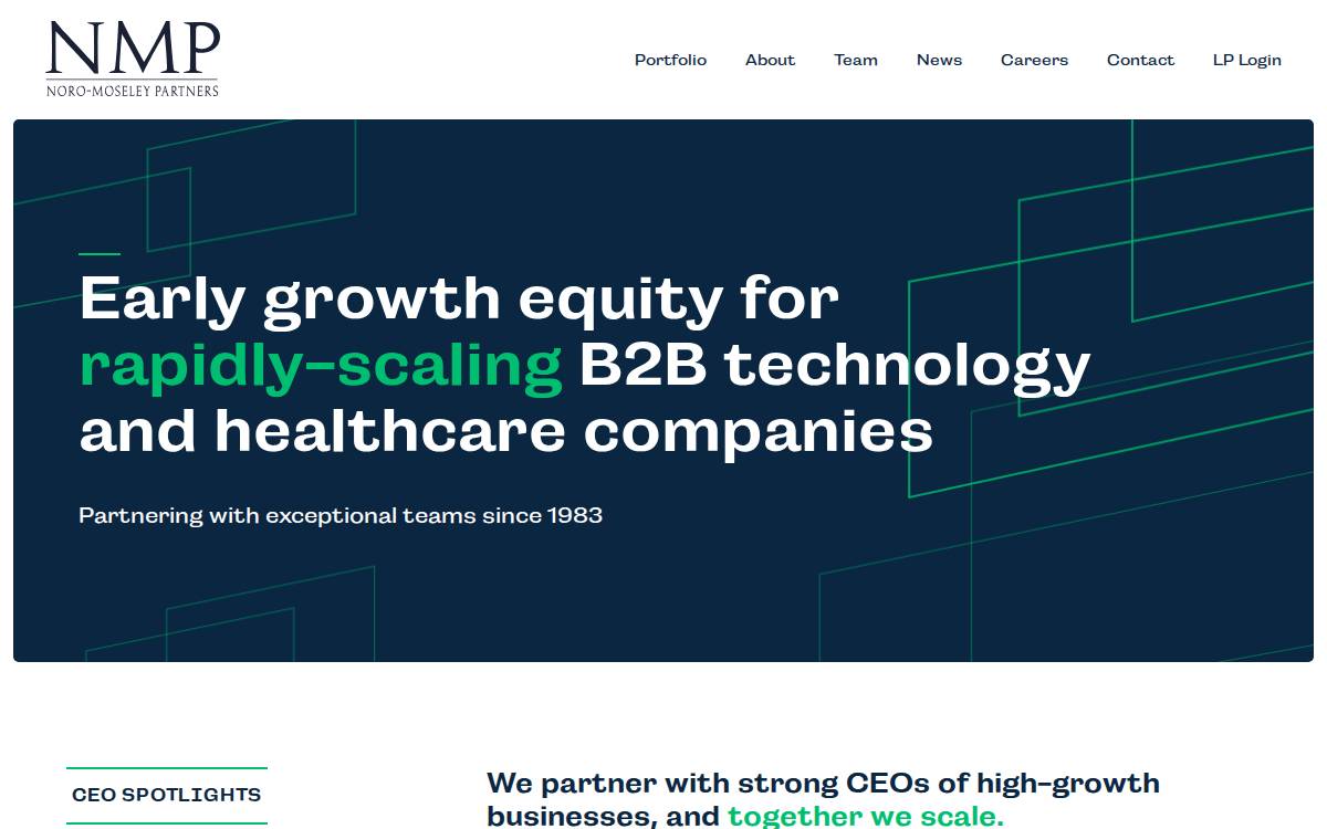 Noro-Moseley Partners website preview