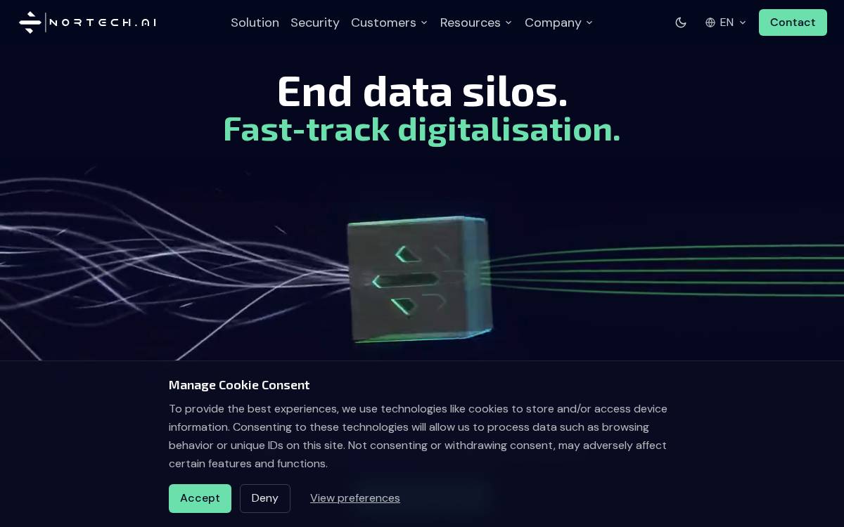 Nortech website preview