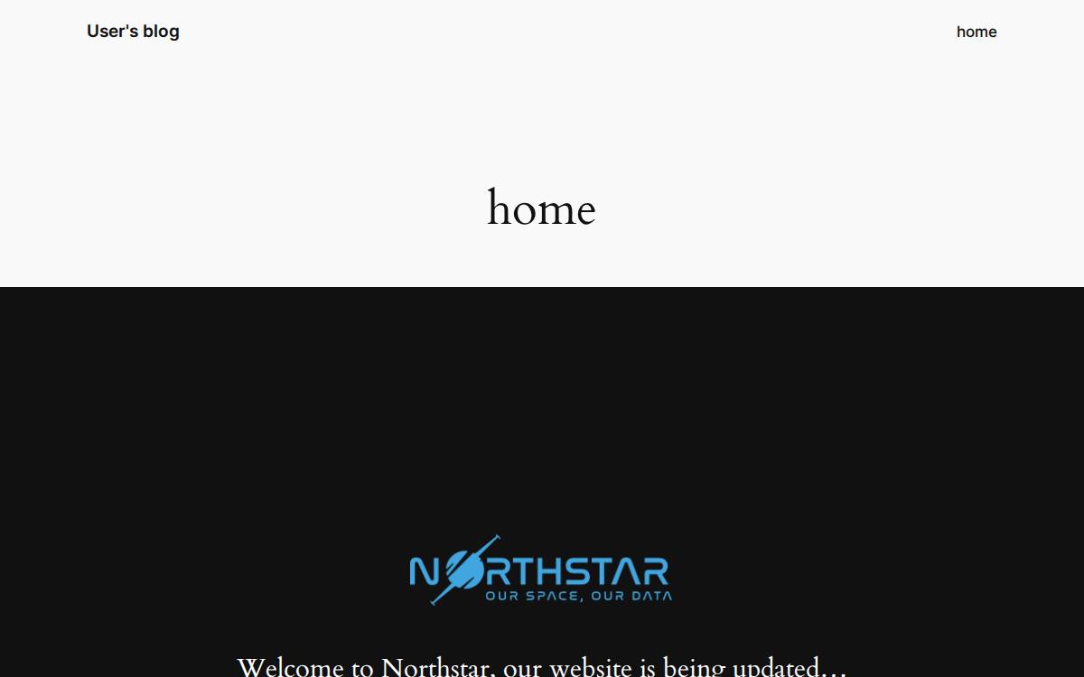 North Star Space Technology Company website preview