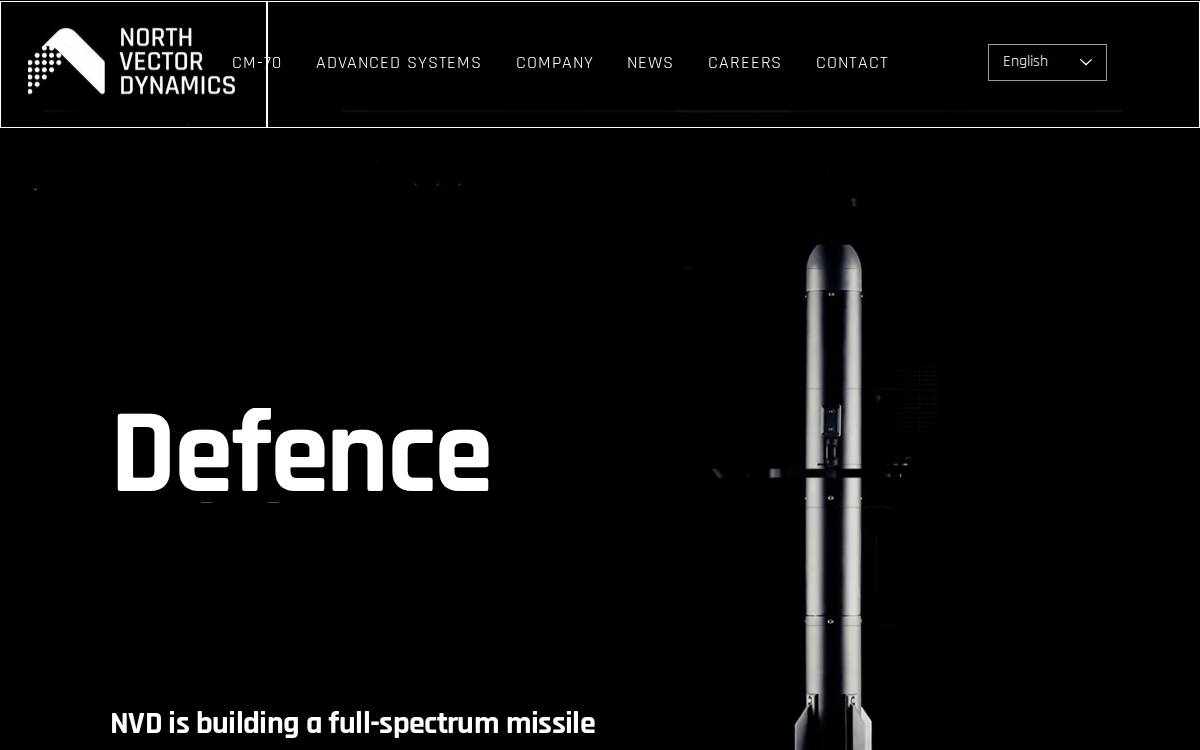 North Vector Dynamics website preview