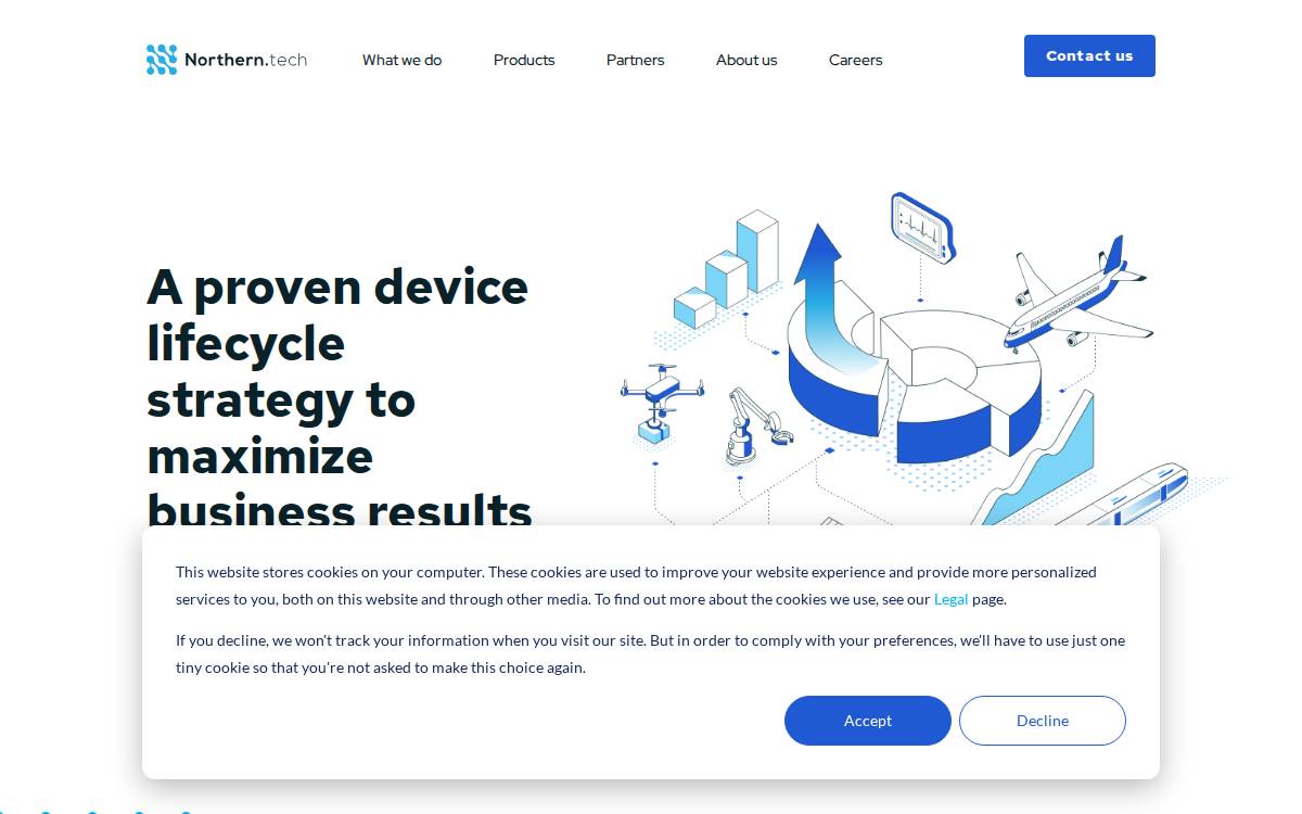 Northern website preview