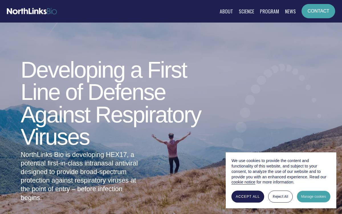 NorthLinks Bio website preview
