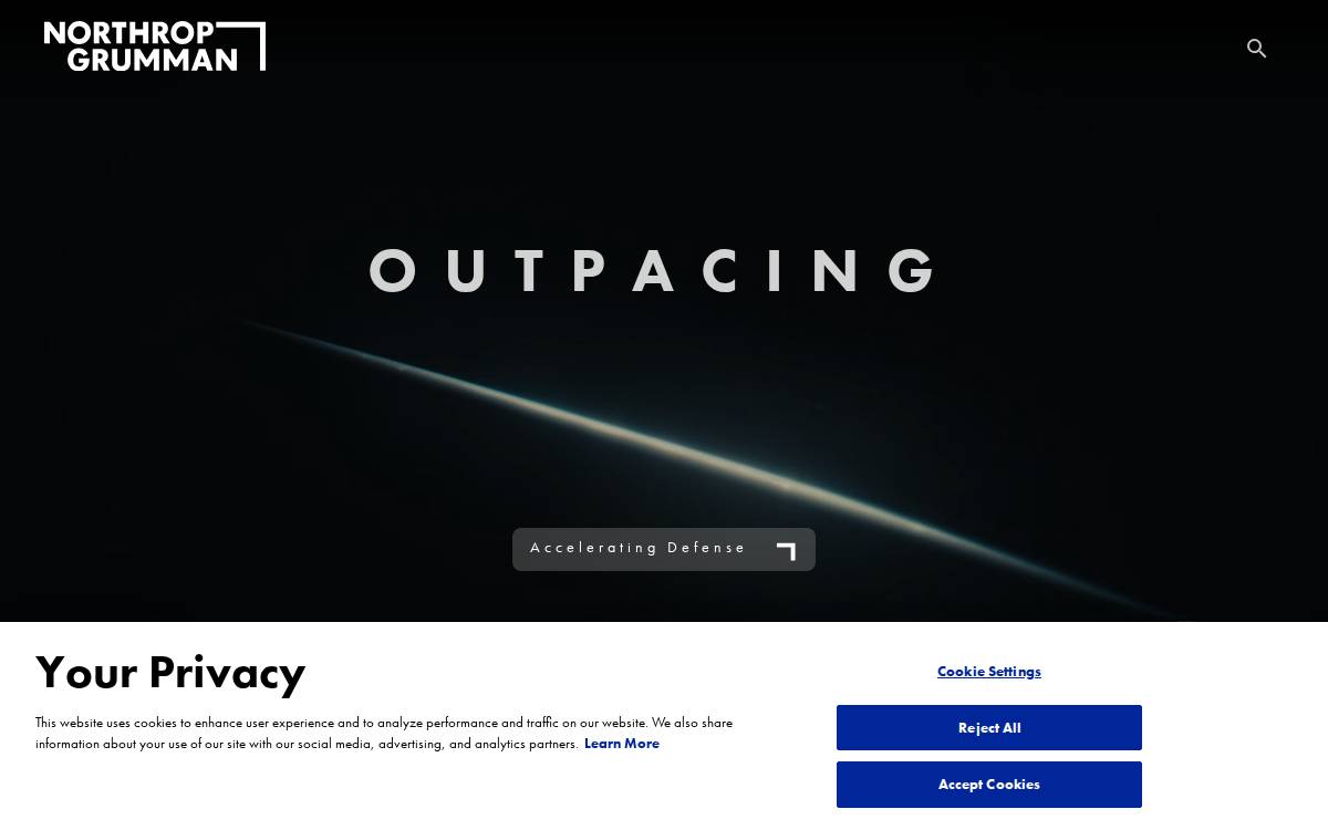 Northrop Grumman Australia website preview