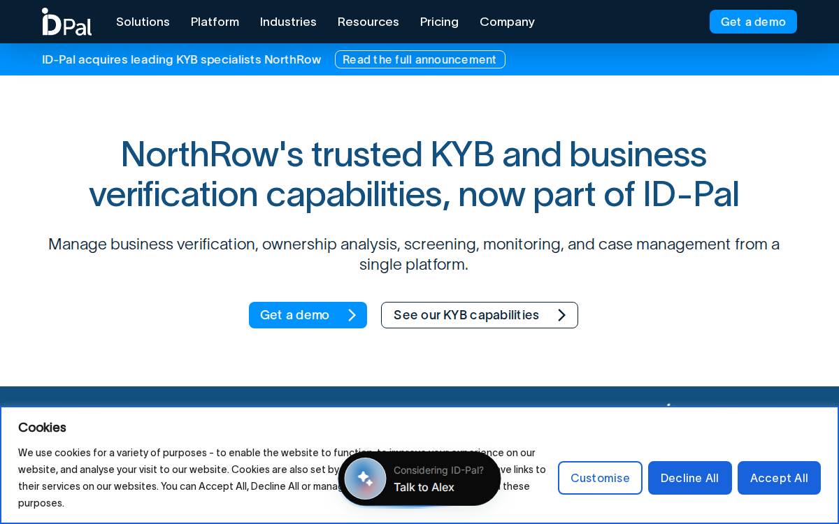 Northrow website preview