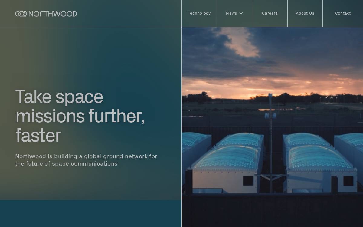 Northwood Space website preview