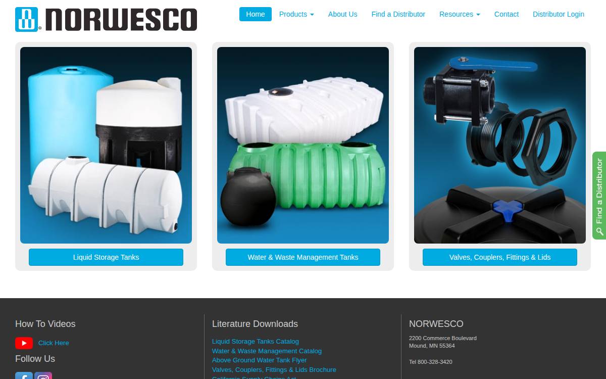Norwesco website preview