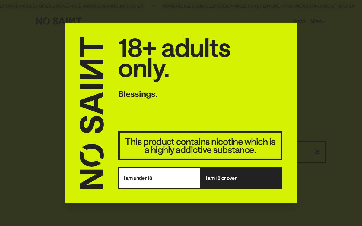 Nosaint website preview