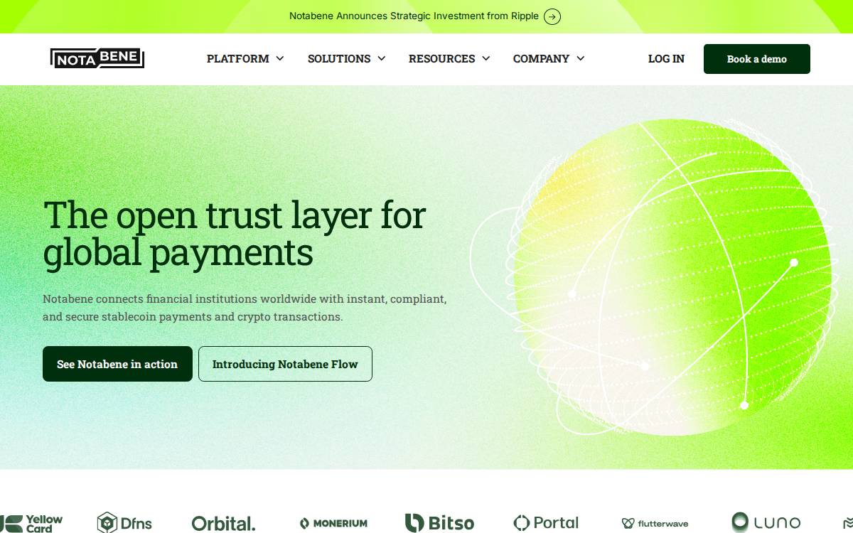 Notabene website preview
