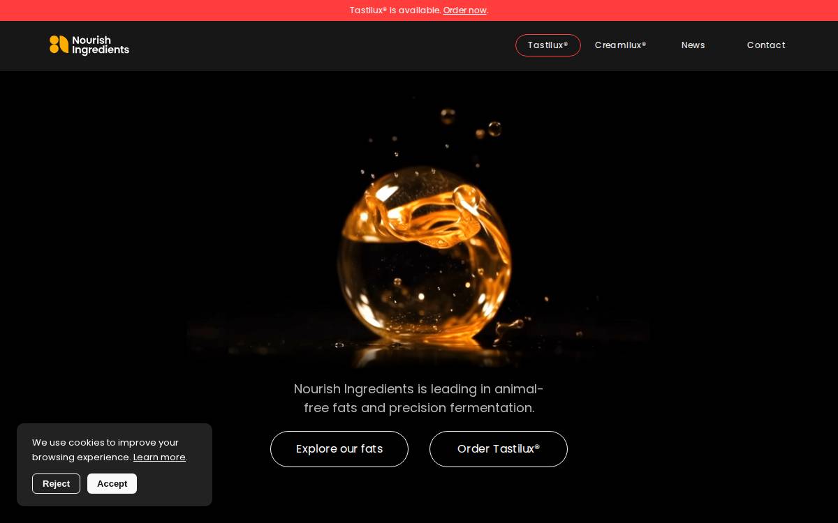 Nourishingredients website preview