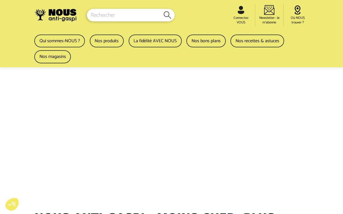 NOUS anti-gaspi website preview
