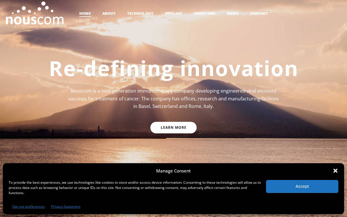 Nouscom website preview