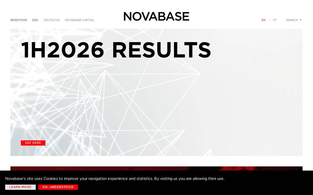 Novabase website preview