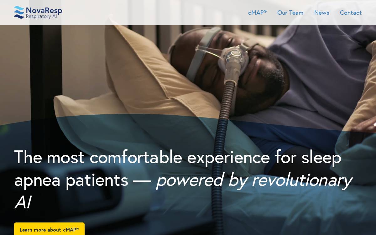 Novaresp website preview