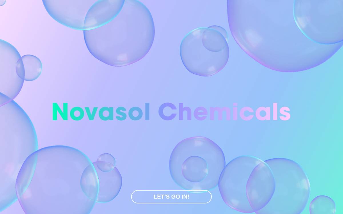 Novasol Chemicals website preview