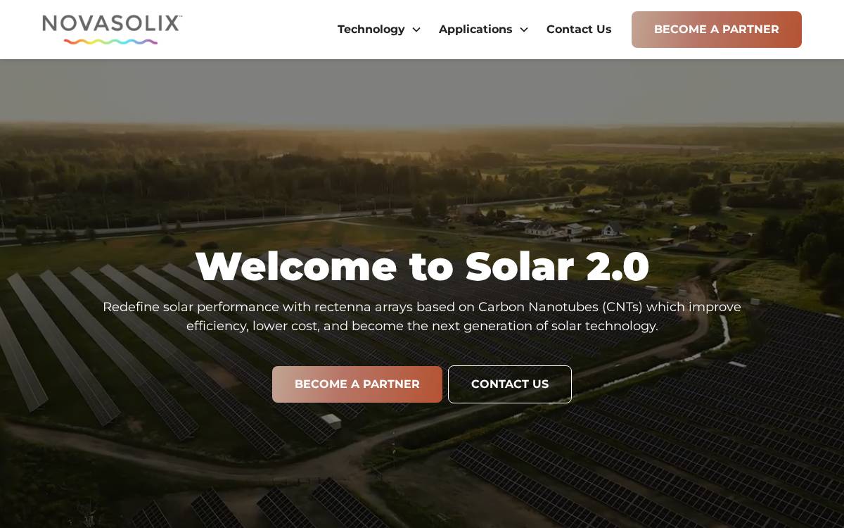 NovaSolix website preview