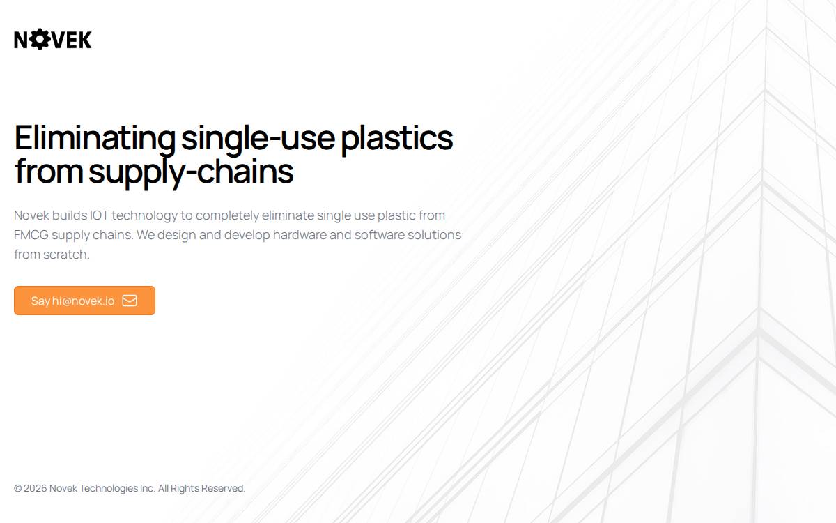Novek website preview