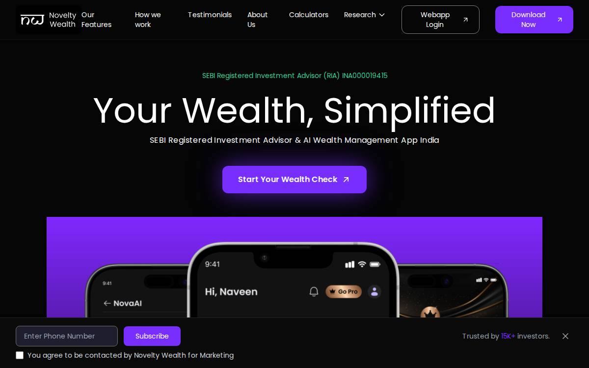 Noveltywealth website preview