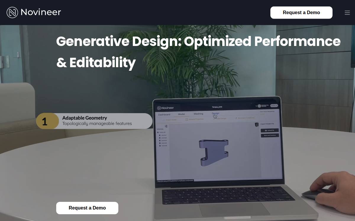 Novineer website preview