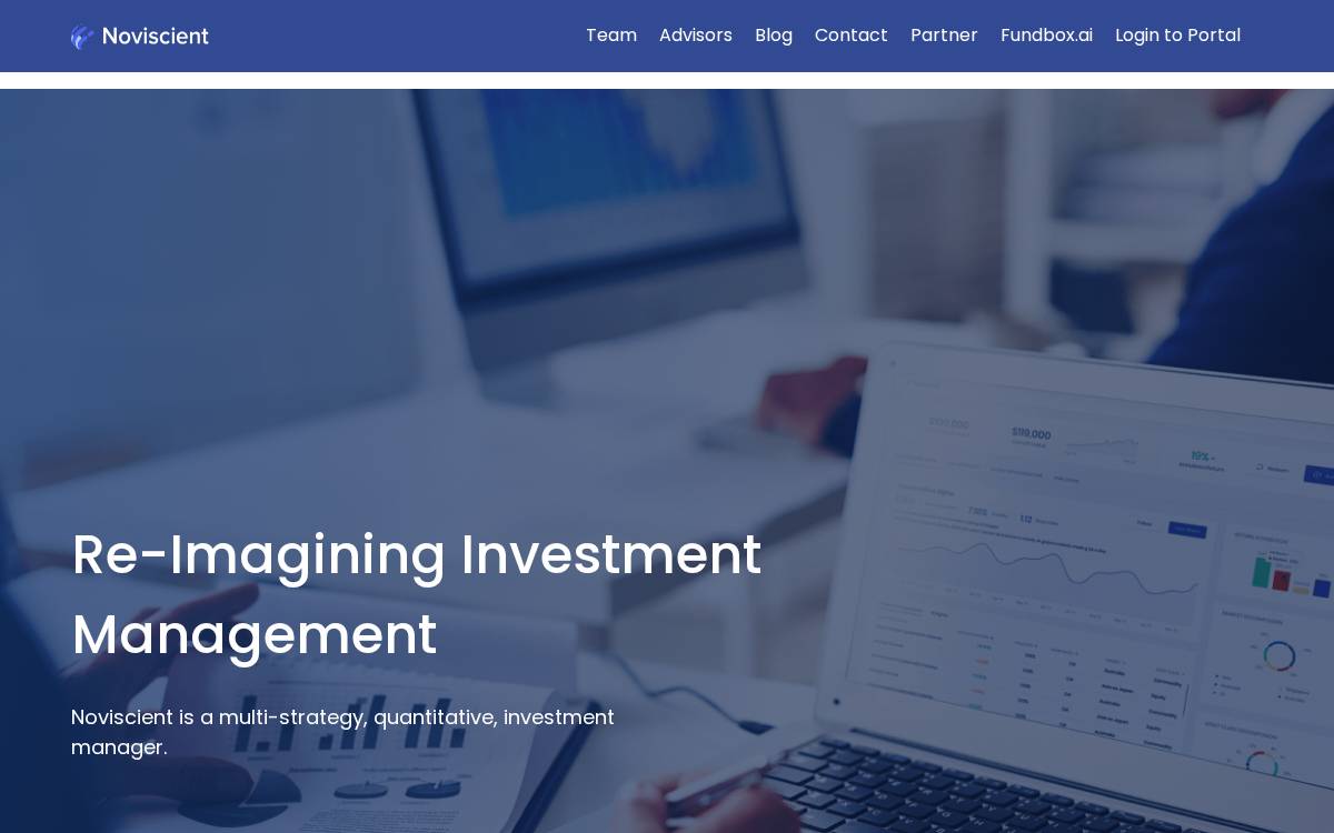 Noviscient website preview
