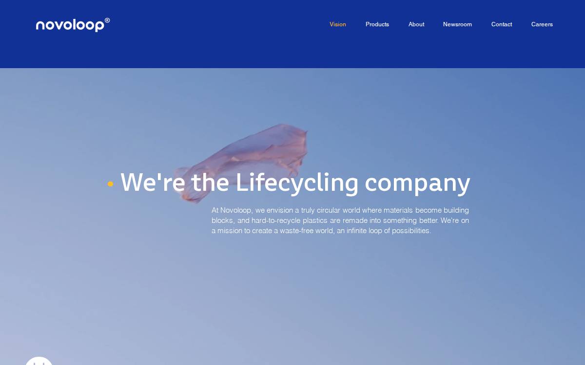 NovoLoop website preview