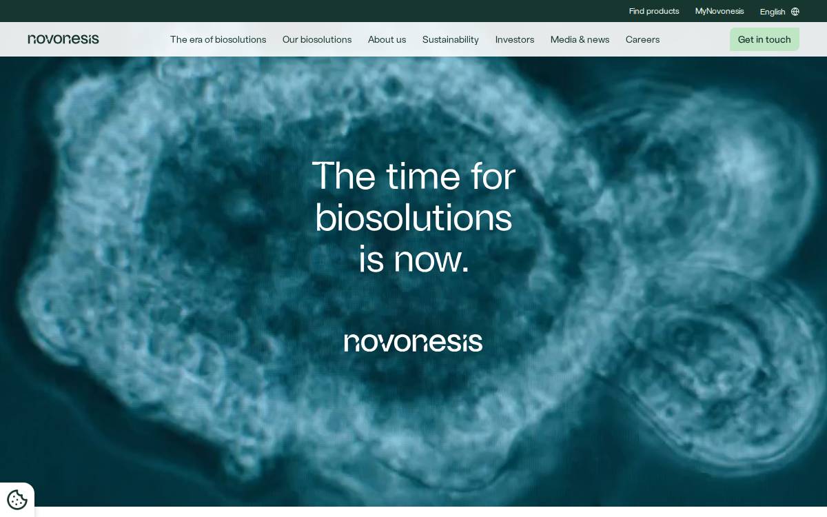 Novonesis website preview