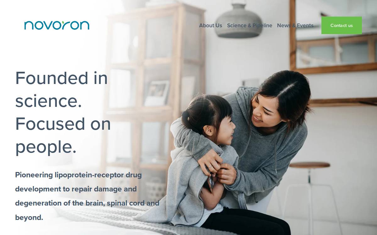 Novoron website preview