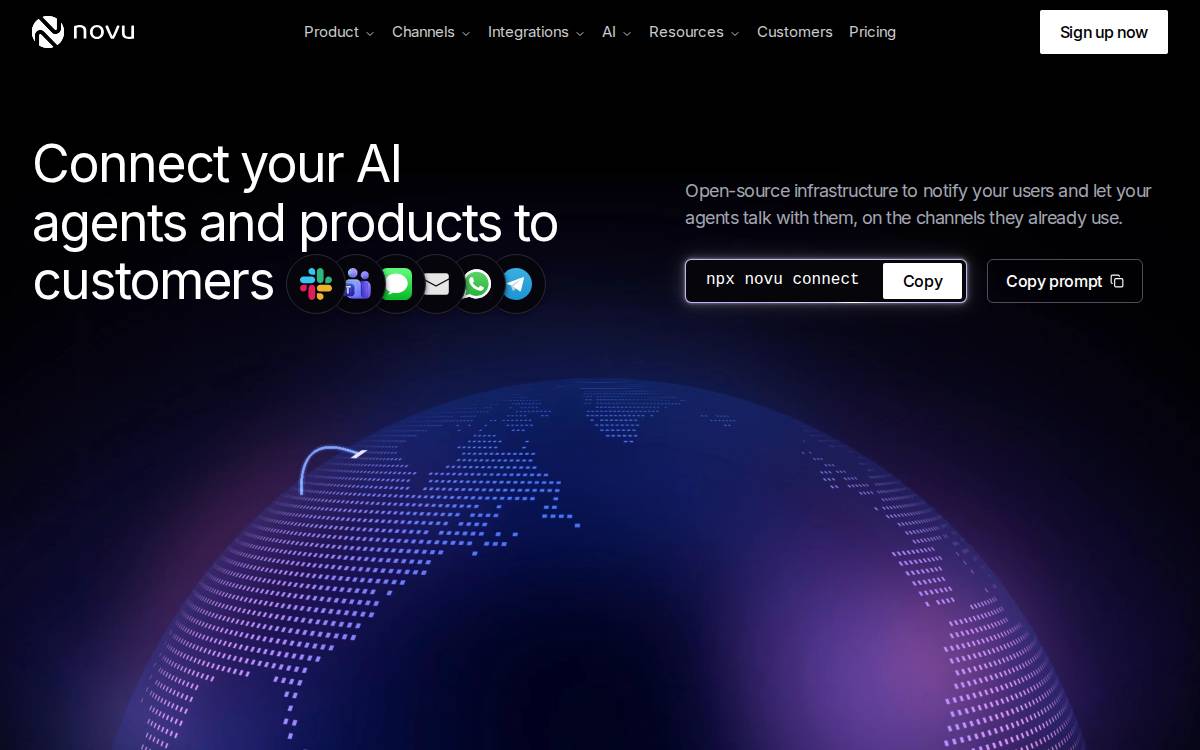 Novu Developer Tools Tel Aviv website preview