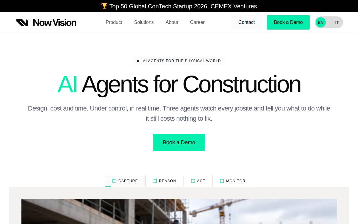 Now Vision website preview