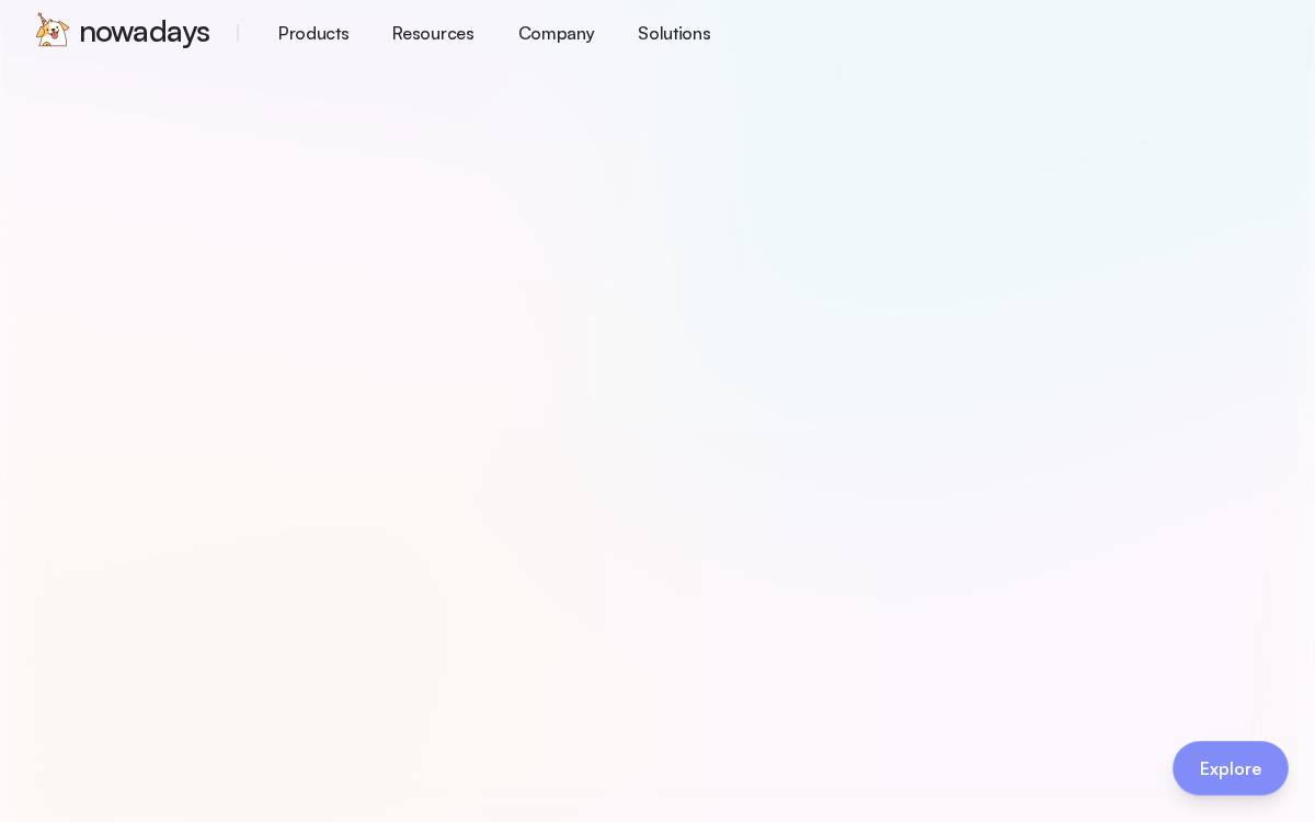 Nowadays website preview