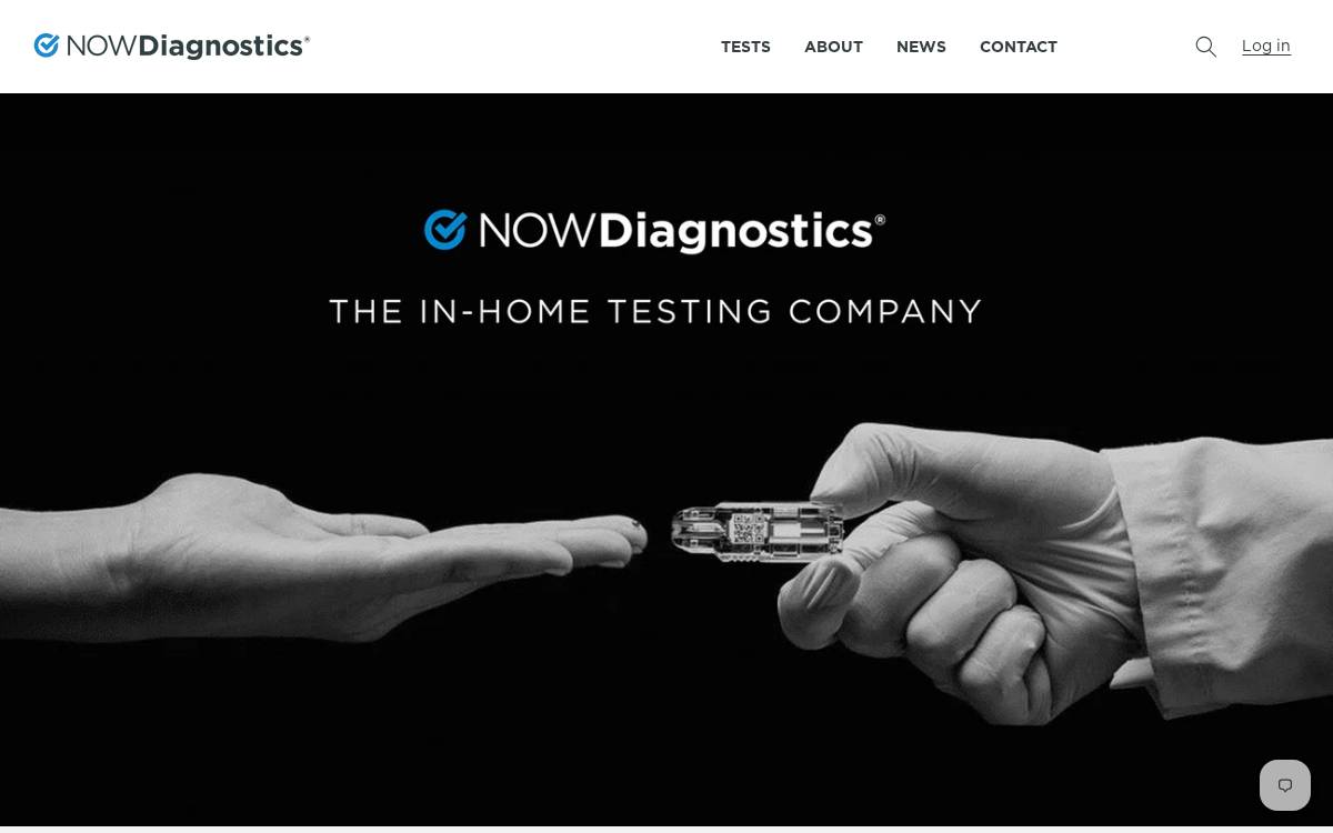 NOWDiagnostics (NOWDx) website preview