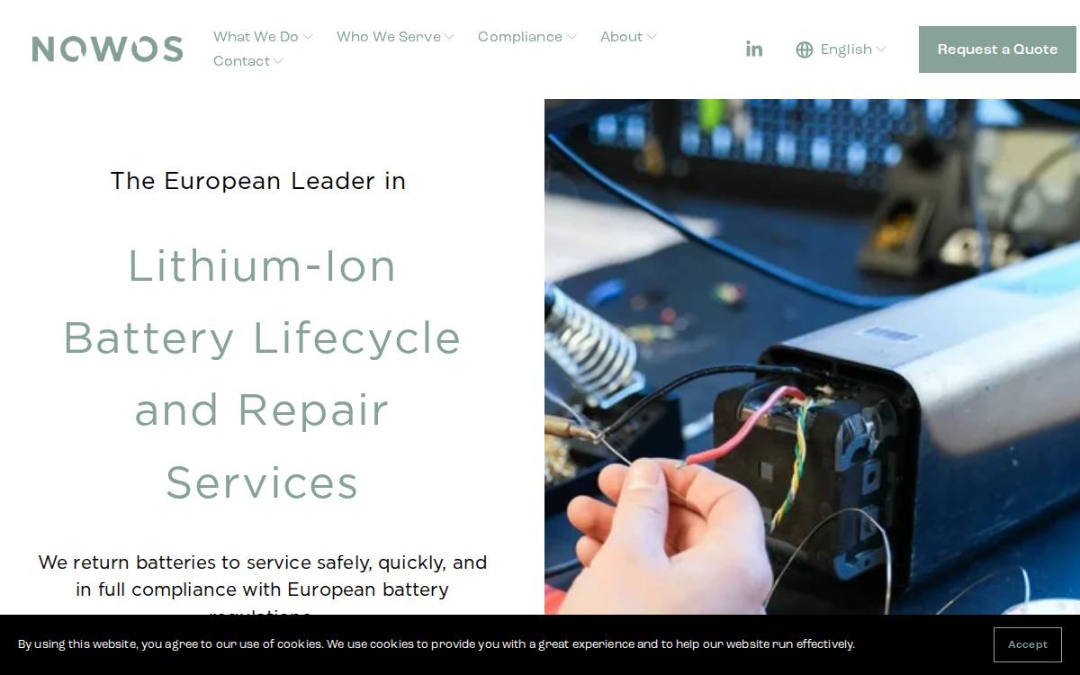 Nowos website preview