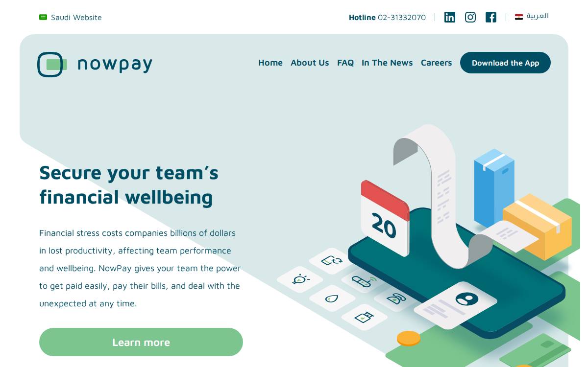 NowPay website preview