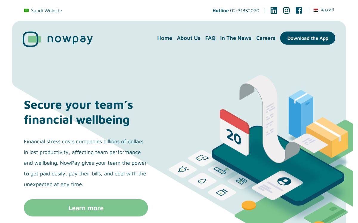 NowPay website preview