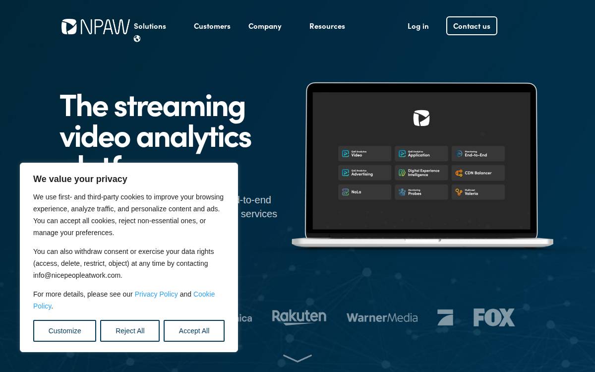 Npaw website preview