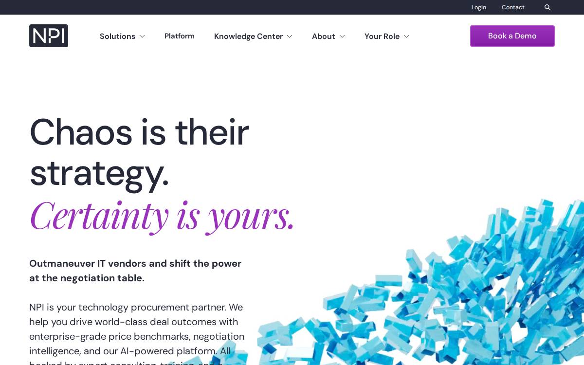 Npifinancial website preview