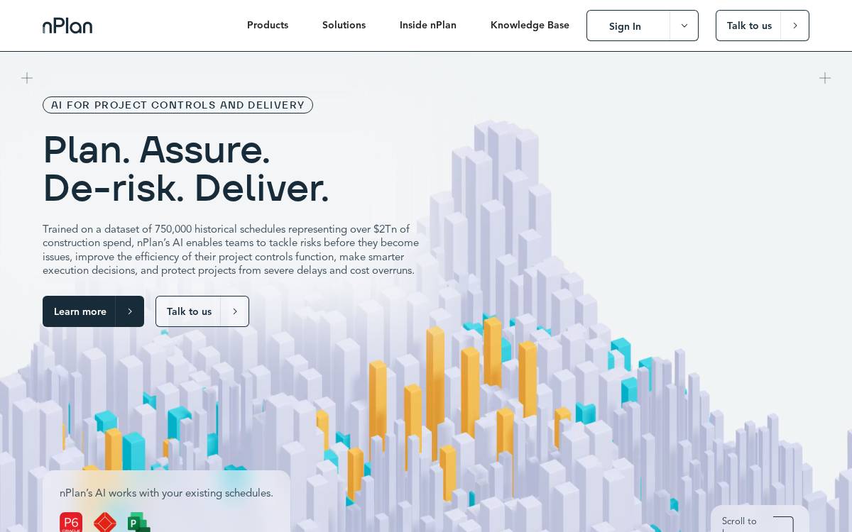 nPlan website preview