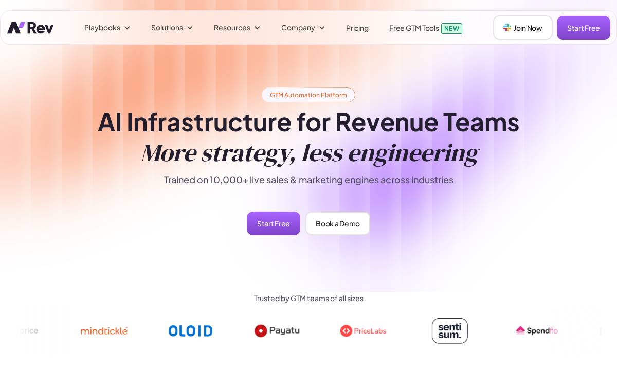 Nrev website preview