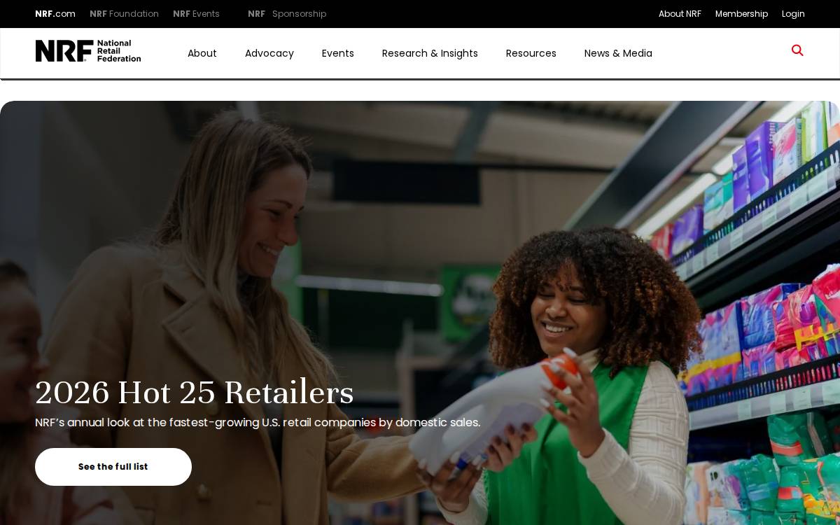 Nrf website preview