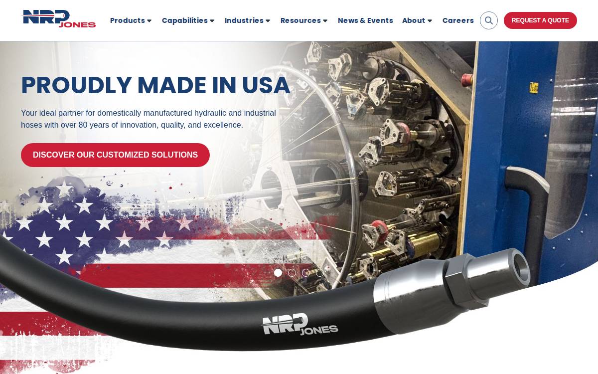 NRP Jones website preview
